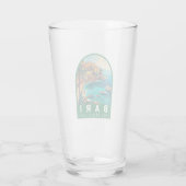Bari Italien Reisen Kunst Vintag Glas (Rückseite)