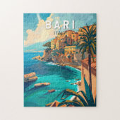 Bari Italien Reisen Kunst Vintag Puzzle (Vertikal)