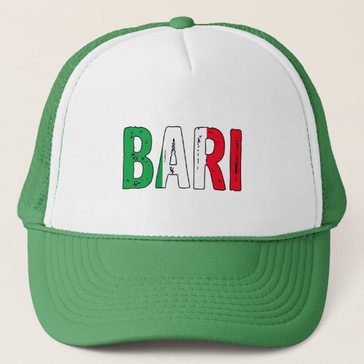 Bari Italien Truckerkappe (Vorderseite)