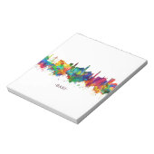 Bari Italy Skyline Notizblock (Rotiert)