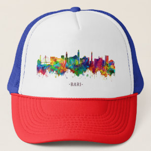Bari Italy Skyline Truckerkappe