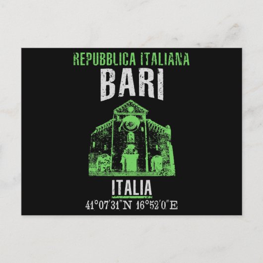 Bari Postkarte (Vorderseite)
