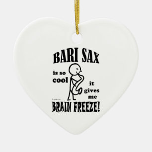 Bari Sax, Brain Freeze Keramik Ornament