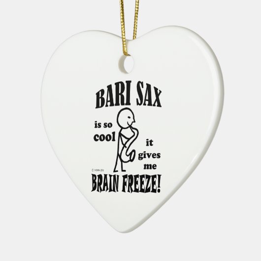 Bari Sax, Brain Freeze Keramik Ornament (Links)