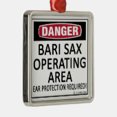 Bari Sax-Einsatzgebiet Ornament Aus Metall (Rechts)