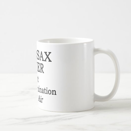Bari Sax Hot Air Kaffeetasse (Rechts)