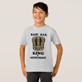 Bari Sax King of Instruments T-Shirt (Vorne ganz)