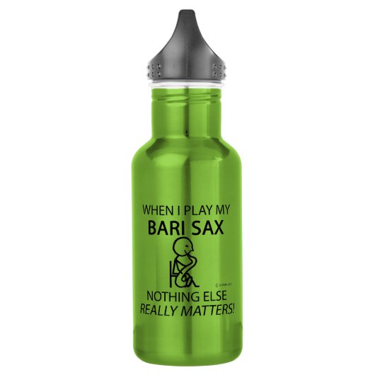 Bari Sax Nichts anderes zählt Edelstahlflasche (Links)