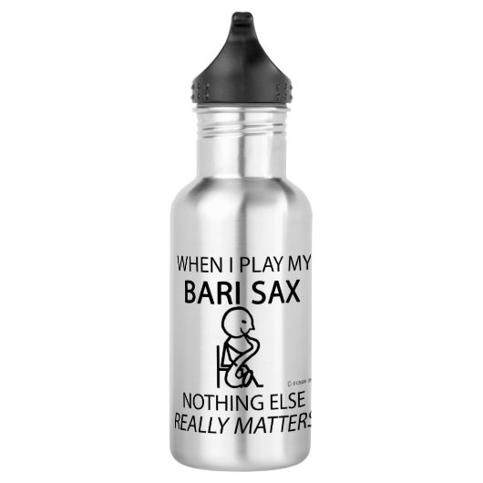 Bari Sax Nichts anderes zählt Edelstahlflasche (Rechts)