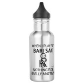 Bari Sax Nichts anderes zählt Edelstahlflasche (Links)