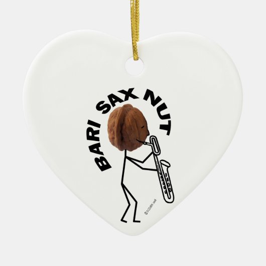 Bari Sax Nut Keramikornament (Vorne)