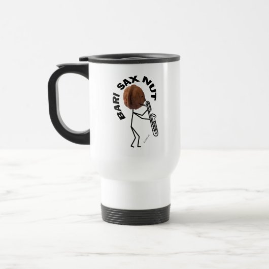 Bari Sax Nut Travel Mug Reisebecher (Links)