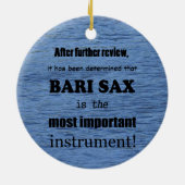 Bari Sax wichtigste Instrument Keramik Orname Keramik Ornament (Hinten)
