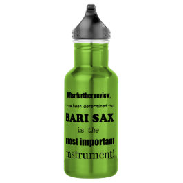 Bari Sax wichtigstes Instrument Edelstahlflasche