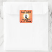 Bari Saxes Outlaed Square Sticker (Tasche)