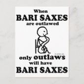 Bari Saxes verboten Postkarte (Vorderseite)