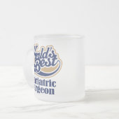 Bariatric Chirurg-Geschenk Mattglastasse (Vorderseite Links)