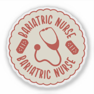 Bariatric-Krankenschwester Aufkleber