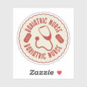 Bariatric Nurse Aufkleber (Blatt)