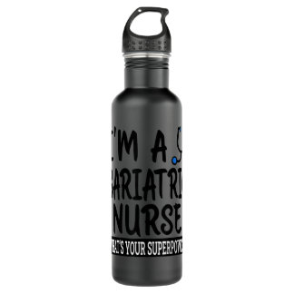Bariatric Nurse Funny Nursing School & Medical App Edelstahlflasche