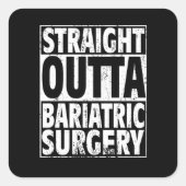 Bariatrische Operation Quadratischer Aufkleber (Vorderseite)