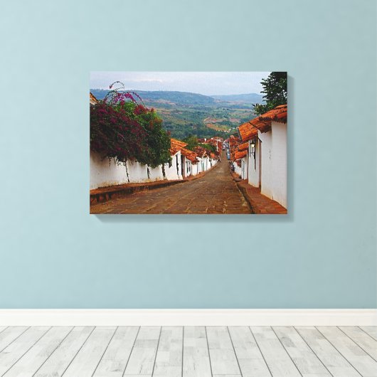 Barichara Canvas Print Leinwanddruck (Insitu (Holzboden))