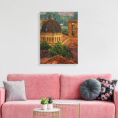 Barichara Church Canvas Print Leinwanddruck (Insitu (Wohnzimmer))