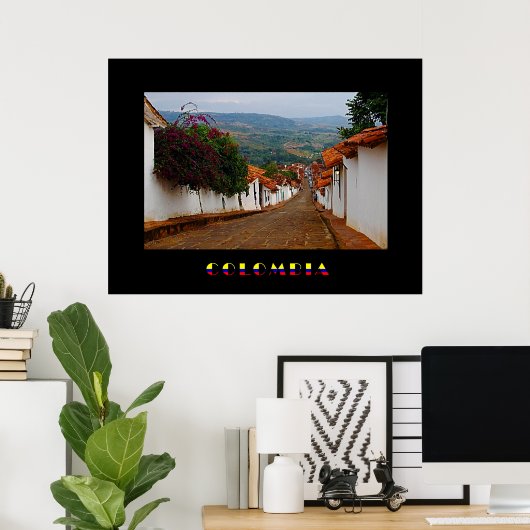 Barichara Colombia Poster (Heimbüro)