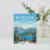 BARILOCHE ARGENTINIEN POSTKARTE (Stehend Vorderseite)
