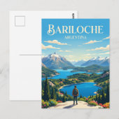 BARILOCHE ARGENTINIEN POSTKARTE (Vorne/Hinten)