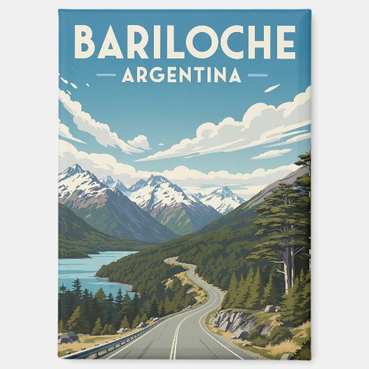 Bariloche Argentinien Reisen Magnet (Vorderseite)