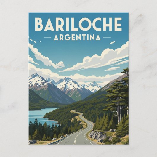 Bariloche Argentinien Reisen Postkarte (Vorderseite)