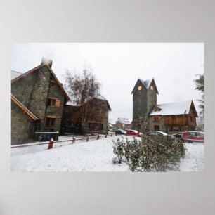 Bariloche Civic Centre, Patagonia Argentinien Poster