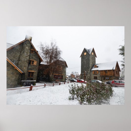 Bariloche Civic Centre, Patagonia Argentinien Poster (Vorne)