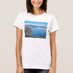 Bariloche Luftaufnahme im Winter T-Shirt