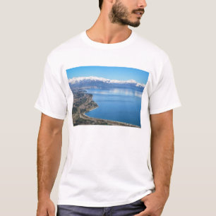 Bariloche Luftaufnahme im Winter T-Shirt