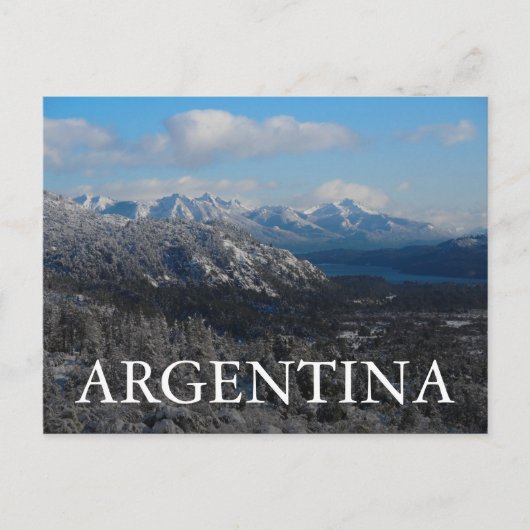 Bariloche, Rio Negro, Argentinien Postkarte (Vorderseite)