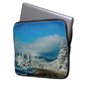 Bariloche, Straße zum Skiort Laptopschutzhülle (Vorderseite Links)