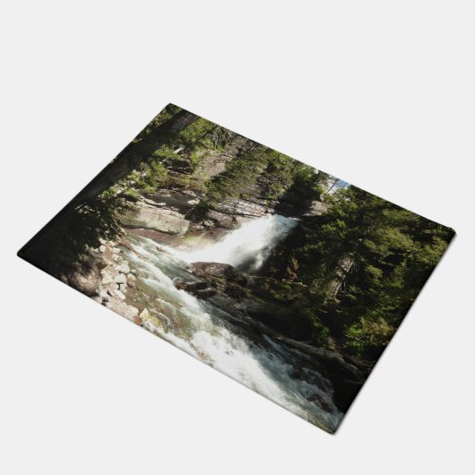 Baring Falls at Glacier National Park Fußmatte (Schrägansicht)