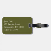 Baring Falls at Glacier National Park Gepäckanhänger (Rückseite horizontal)