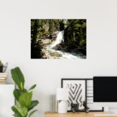 Baring Falls at Glacier National Park Poster (Heimbüro)