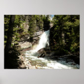 Baring Falls at Glacier National Park Poster (Vorne)