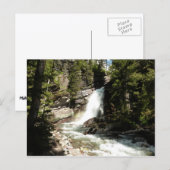 Baring Falls at Glacier National Park Postkarte (Vorne/Hinten)