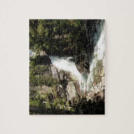 Baring Falls at Glacier National Park Puzzle (Vertikal)