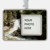 Baring Falls at Glacier National Park Rahmen-Ornament Silber (Vorderseite)