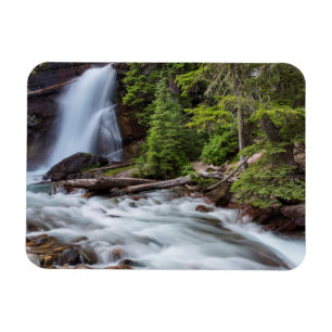 Baring Falls im Glacier-Nationalpark, Montana Magnet