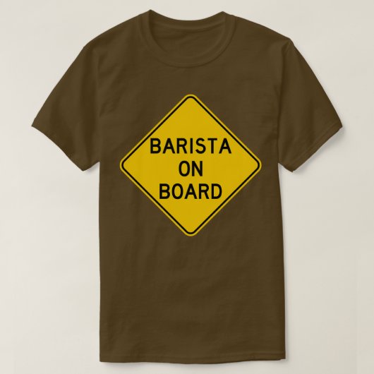 Barista an Bord 2 T-Shirt (Design vorne)