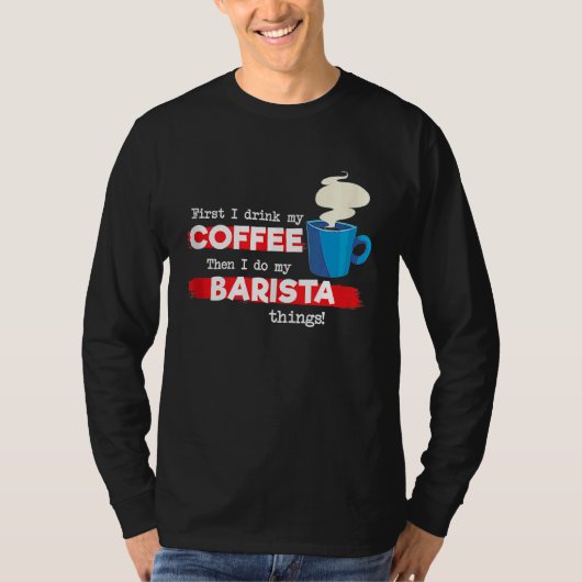 Barista and Coffee  Tank Top (Vorderseite)