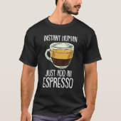 Barista Beans Coffee Espresso T-Shirt (Vorderseite)
