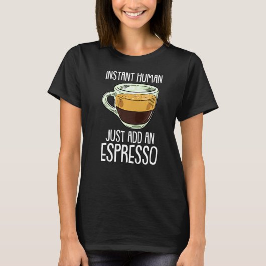 Barista Beans Coffee Espresso T-Shirt (Vorderseite)